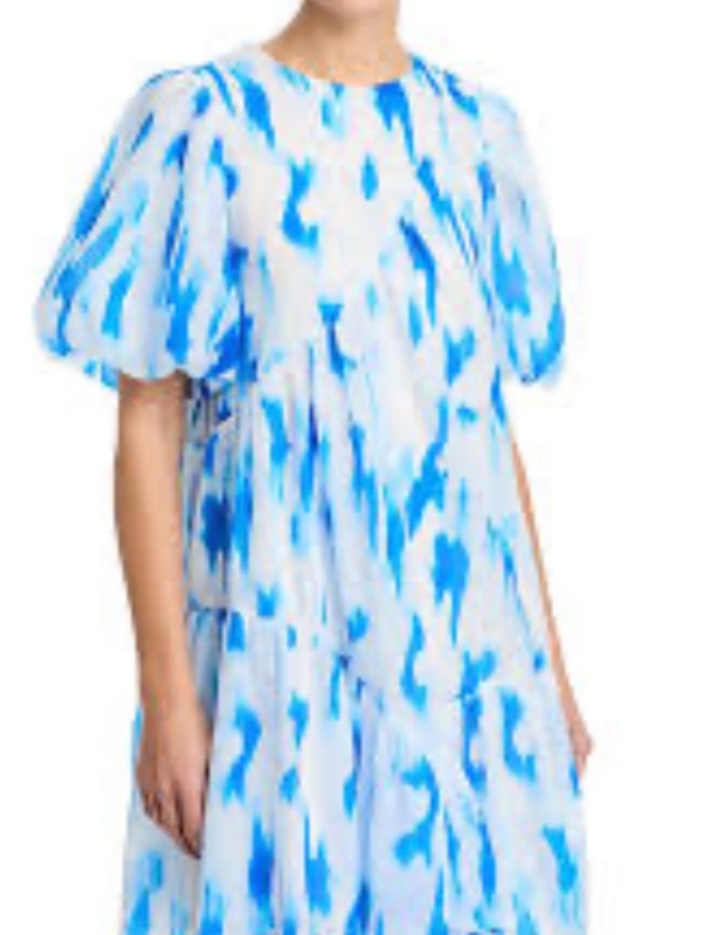 Nancy Yang Puff Sleeve Dress